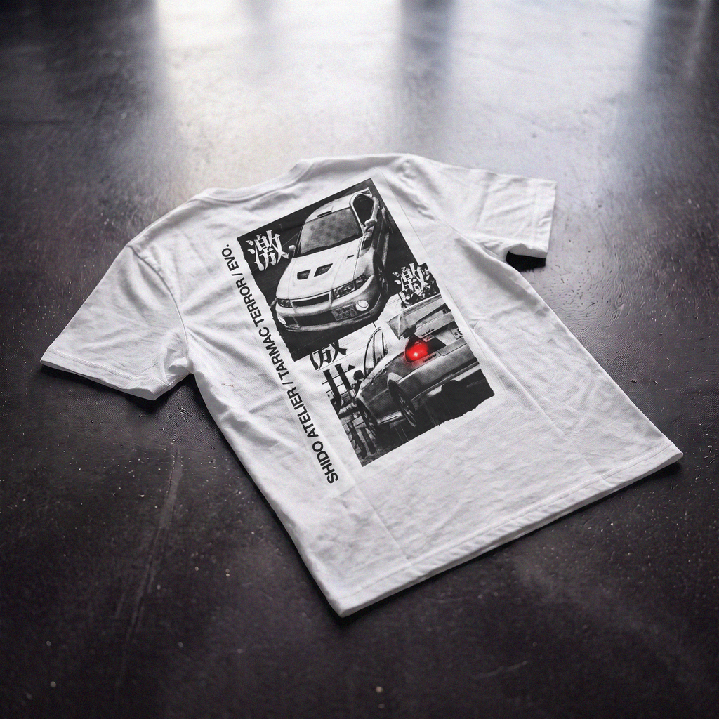 TARMAC TERROR — Mitsubishi Evo VI Rally T-Shirt